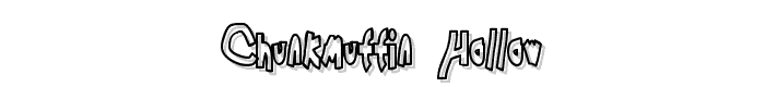 Chunkmuffin Hollow font